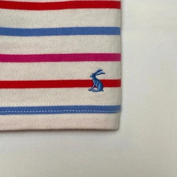 Joules Francis Striped Dress Women's Size 2 Square Neck, Two Front Pockets EUC - Picture 5 of 7